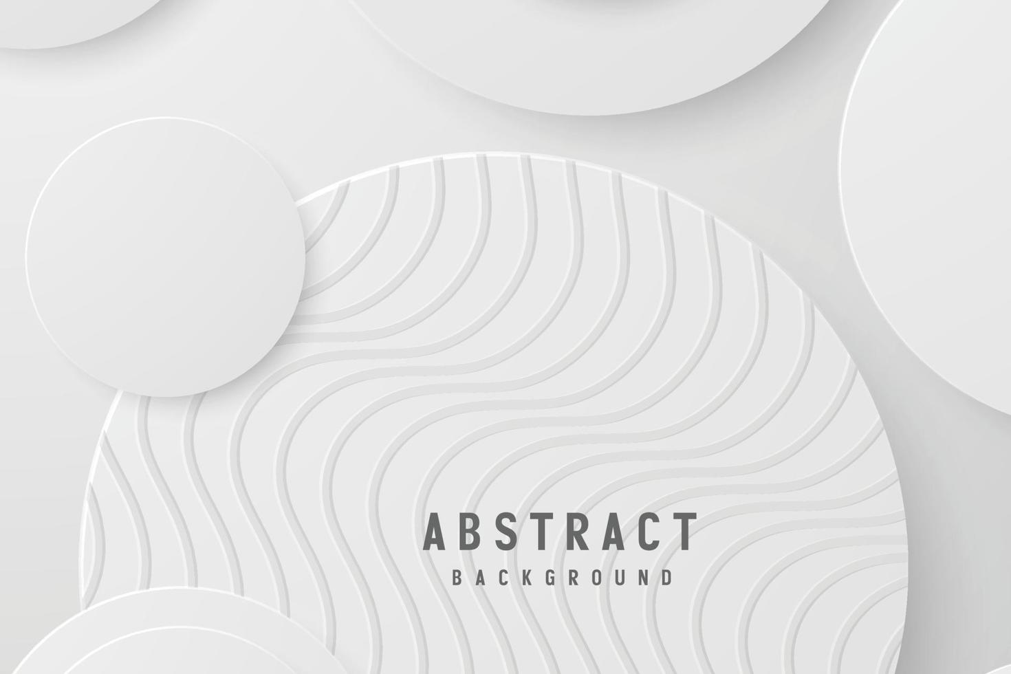 banner Abstract geometric white and gray color background vector illustration.