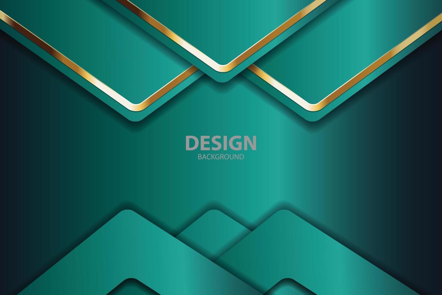 Tablero de fondo de vector abstracto de banner dorado para diseño de texto y mensaje moderno. ilustración vectorial