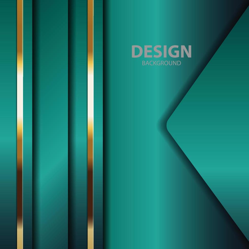 Tablero de fondo de vector abstracto de banner dorado para diseño de texto y mensaje moderno. ilustración vectorial