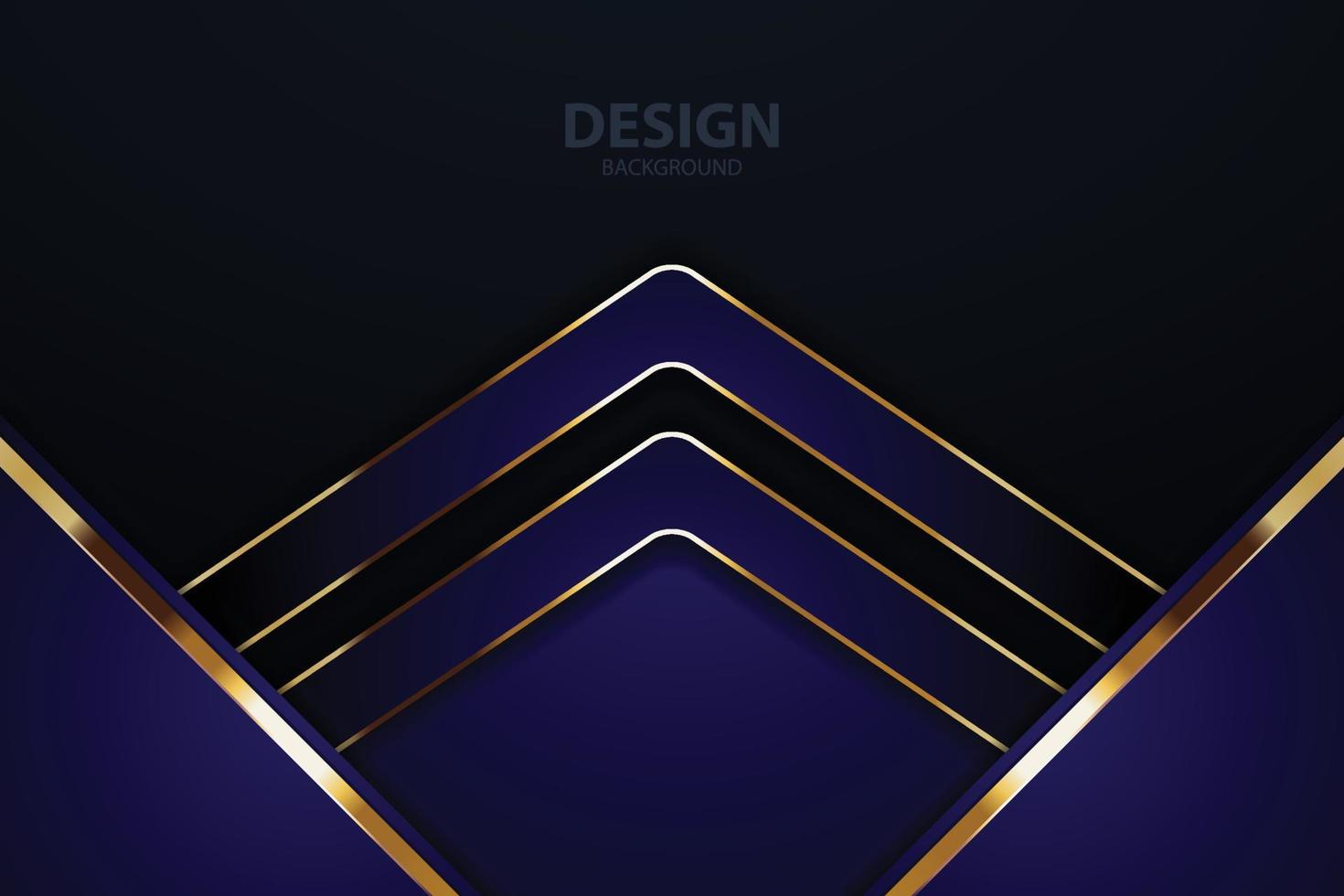 Tablero de fondo de vector abstracto de banner dorado para diseño de texto y mensaje moderno. ilustración vectorial