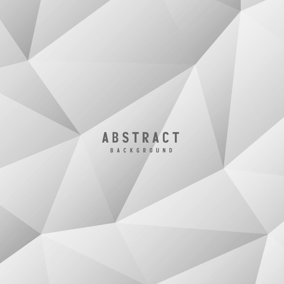 Ilustración de vector de fondo de color blanco y gris geométrico abstracto de banner.