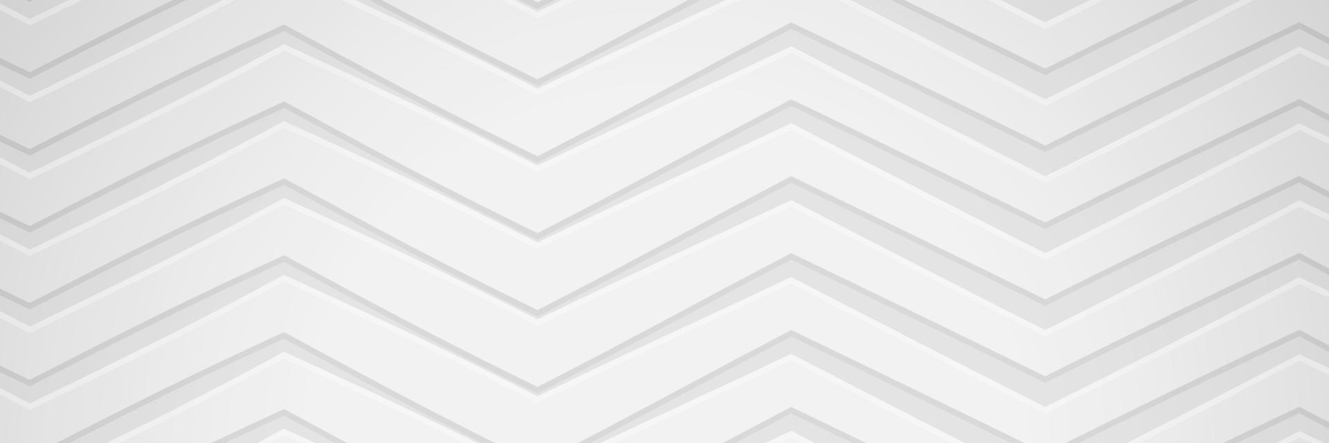 banner Abstract geometric white and gray color background vector illustration.
