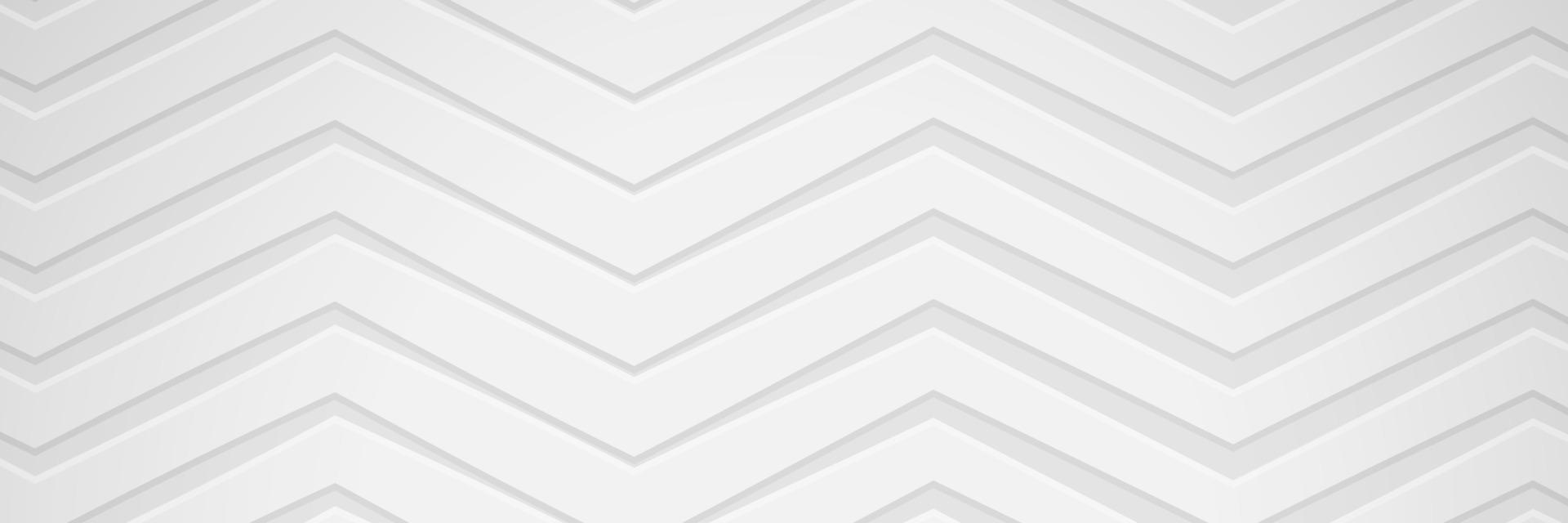 Ilustración de vector de fondo de color blanco y gris geométrico abstracto de banner.