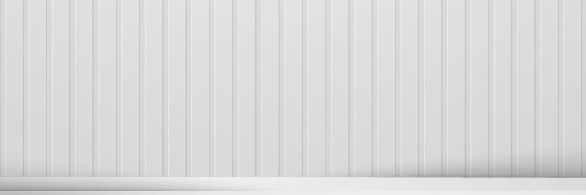 banner Abstract geometric white and gray color background vector illustration.