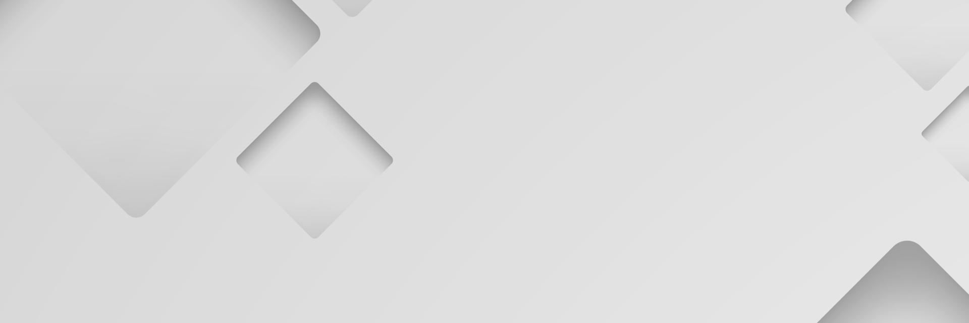 banner Abstract geometric white and gray color background vector illustration.