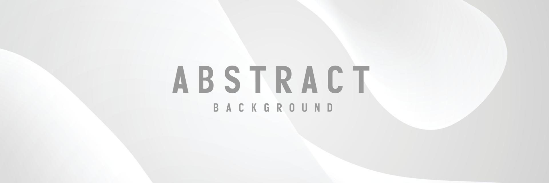 banner Abstract geometric white and gray color background vector illustration.
