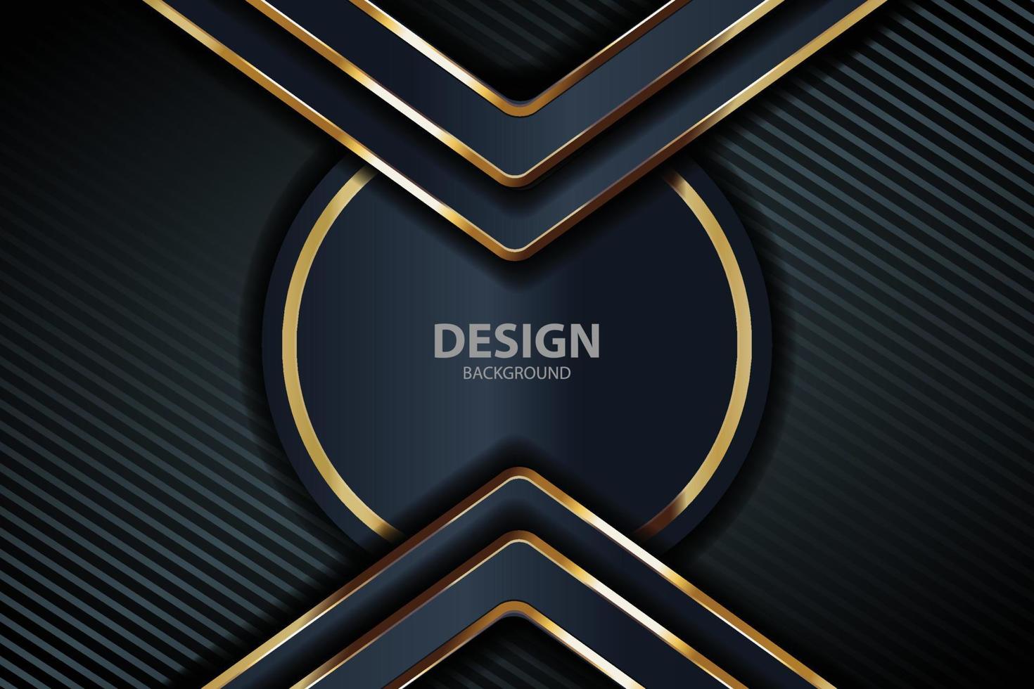 Tablero de fondo de vector abstracto de banner dorado para diseño de texto y mensaje moderno. ilustración vectorial