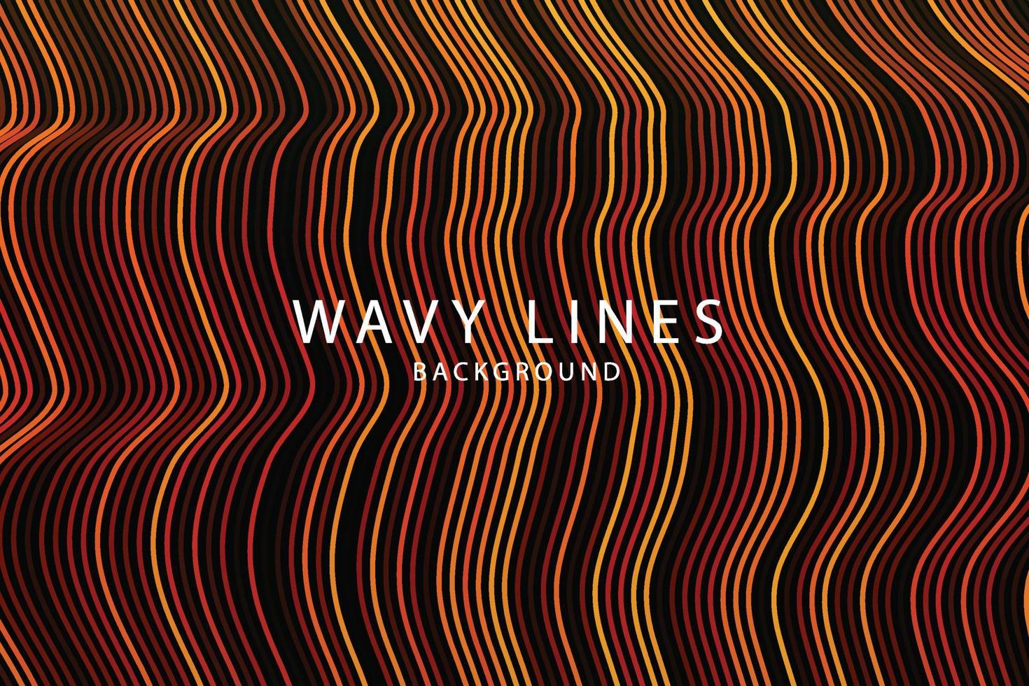 banner Wave Lines Pattern an Abstract Stripe Background, Vector