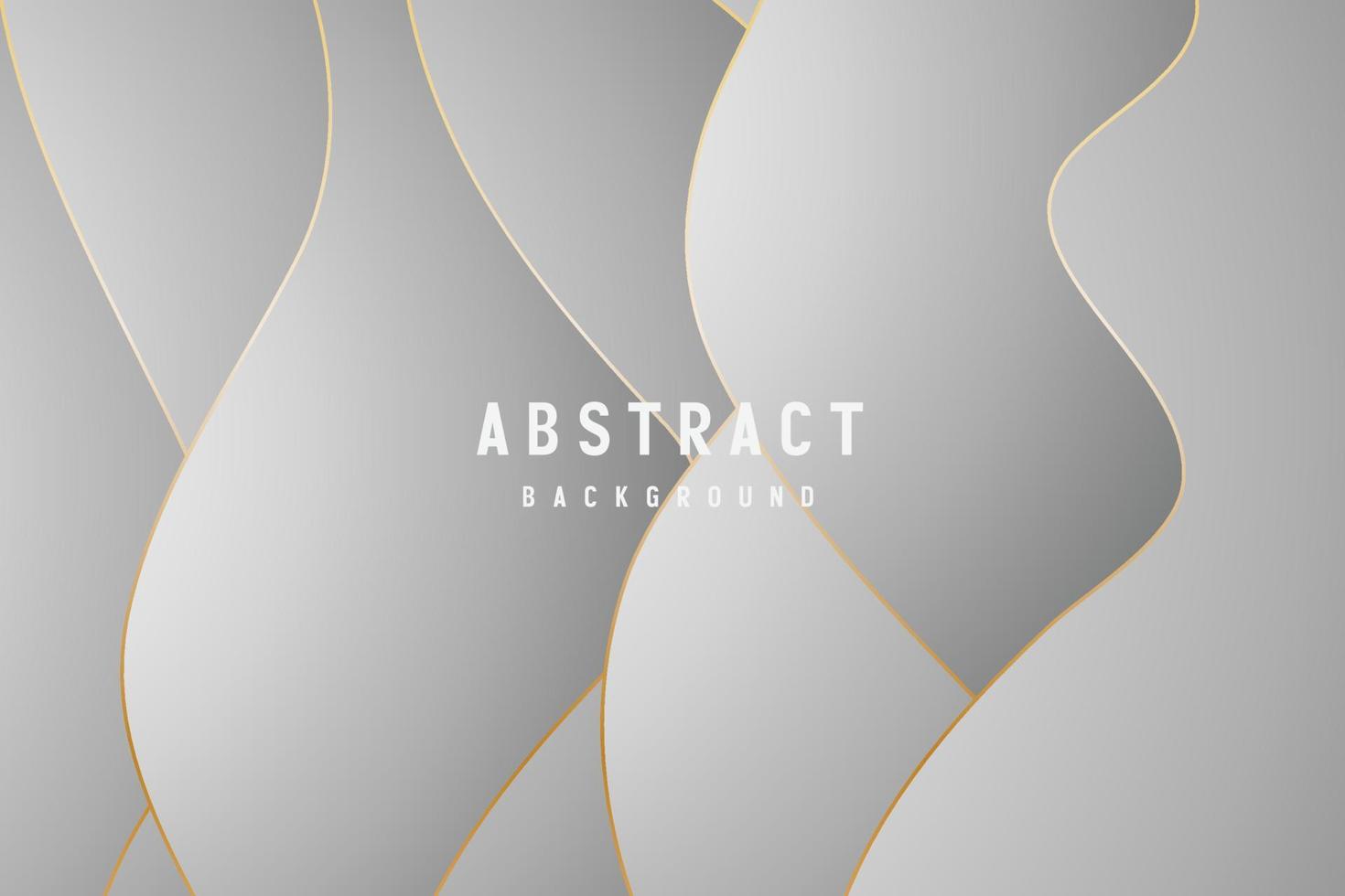 banner Abstract geometric white and gray color background vector illustration.