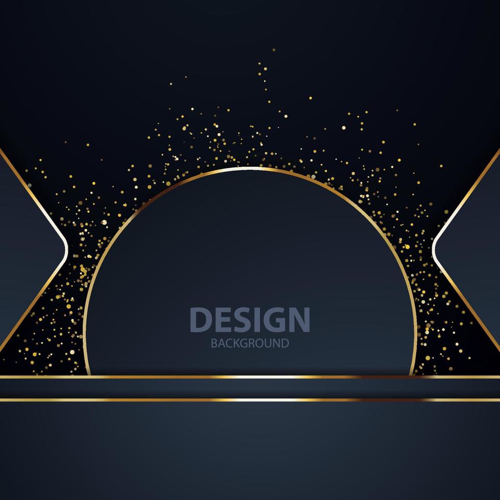 gold banner Abstract vector background board for text and message design modern. vector illustration