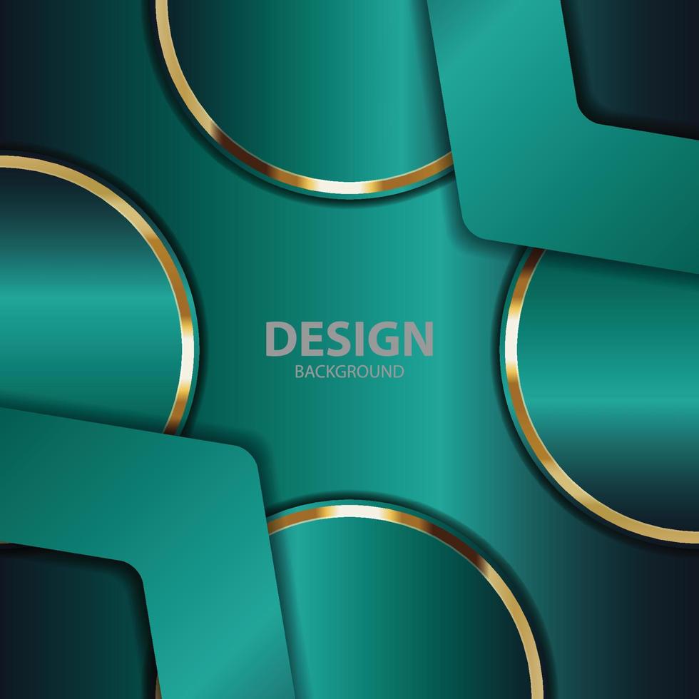 Tablero de fondo de vector abstracto de banner dorado para diseño de texto y mensaje moderno. ilustración vectorial