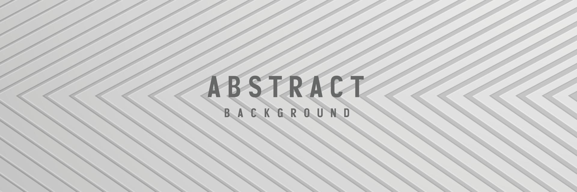 banner Abstract geometric white and gray color background vector illustration.