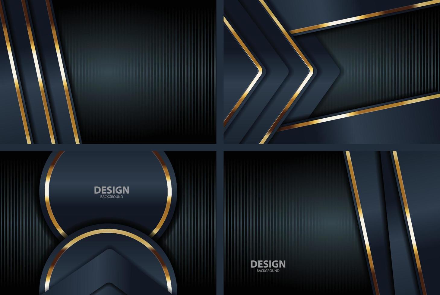 Tablero de fondo de vector abstracto de banner dorado para diseño de texto y mensaje moderno. ilustración vectorial