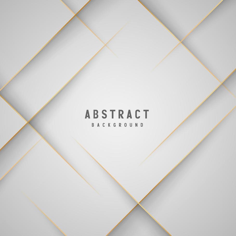 Ilustración de vector de fondo de color blanco y gris geométrico abstracto de banner.