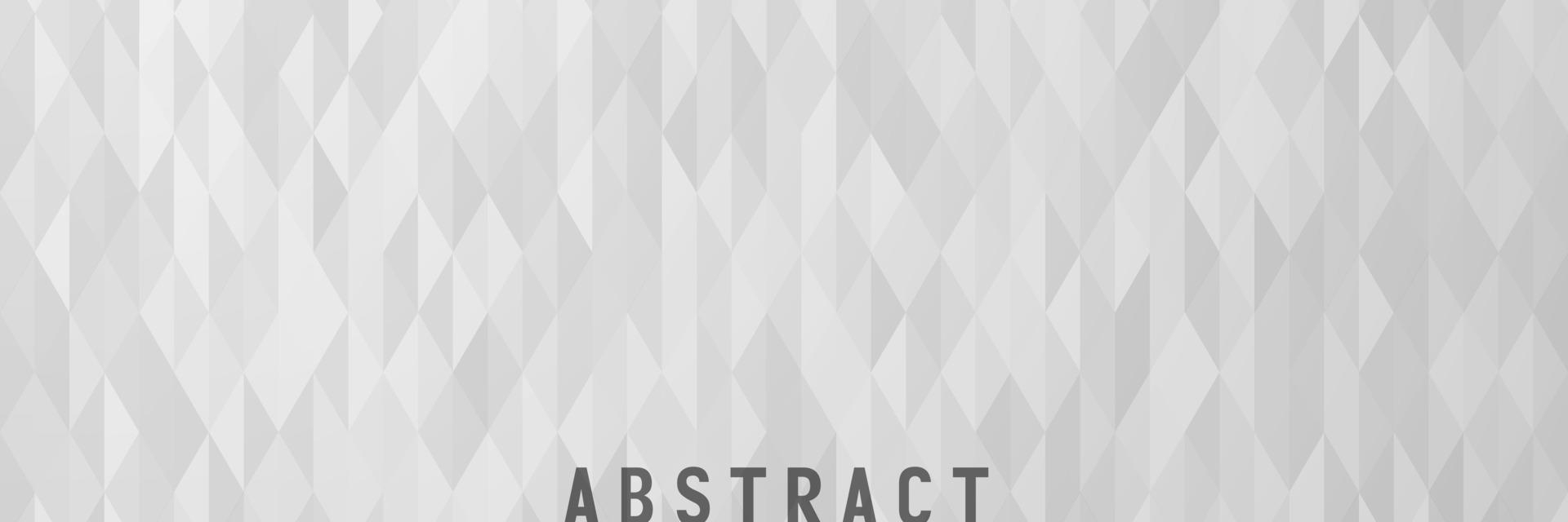 Ilustración de vector de fondo de color blanco y gris geométrico abstracto de banner.