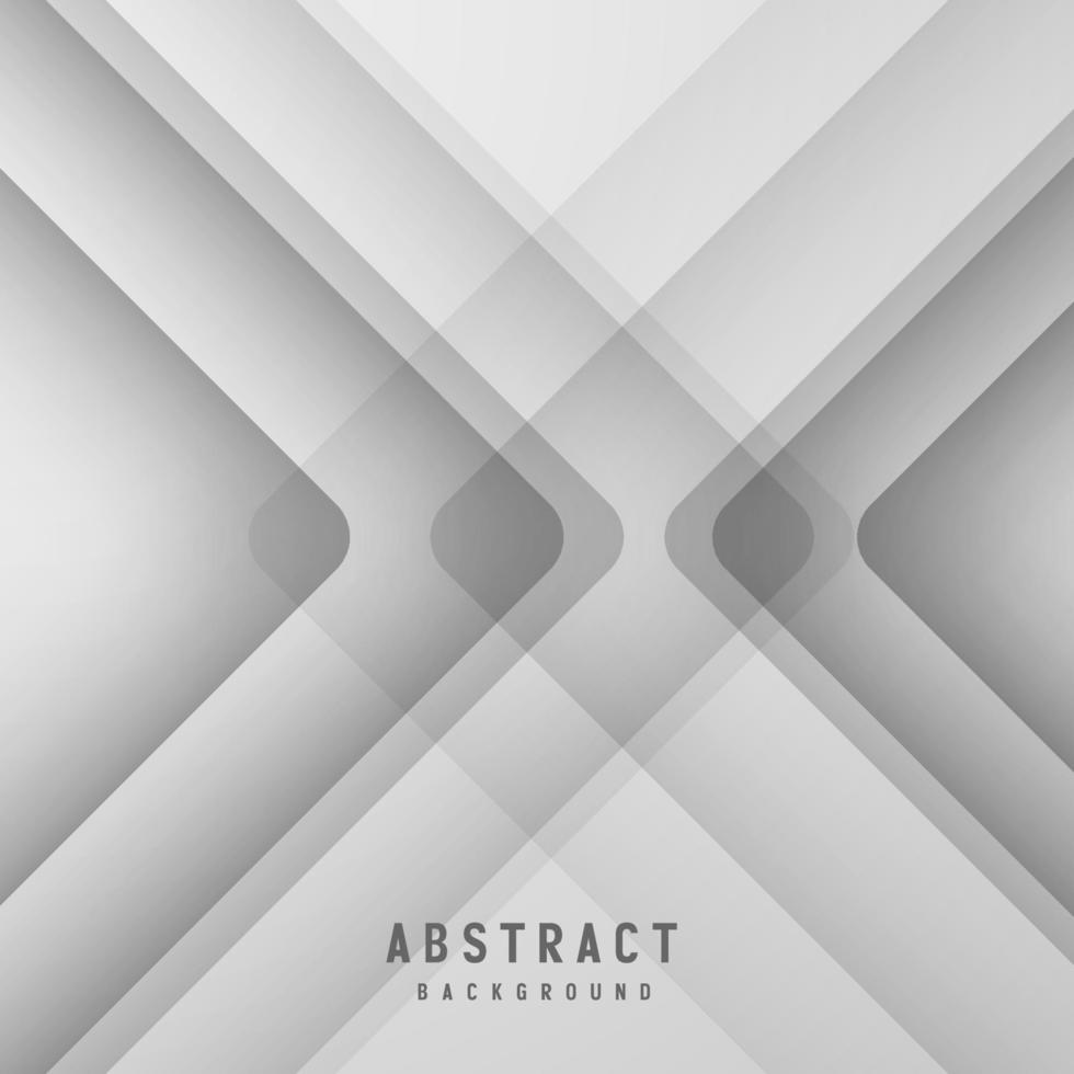 Ilustración de vector de fondo de color blanco y gris geométrico abstracto de banner.