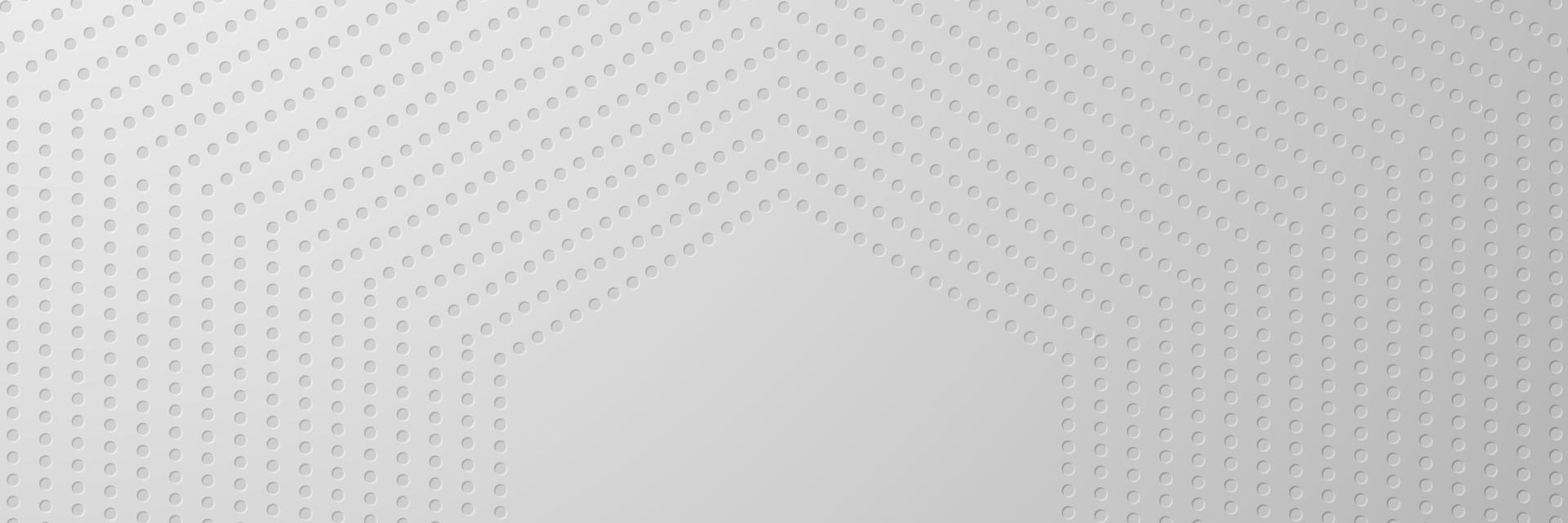 banner Abstract geometric white and gray color background vector illustration.