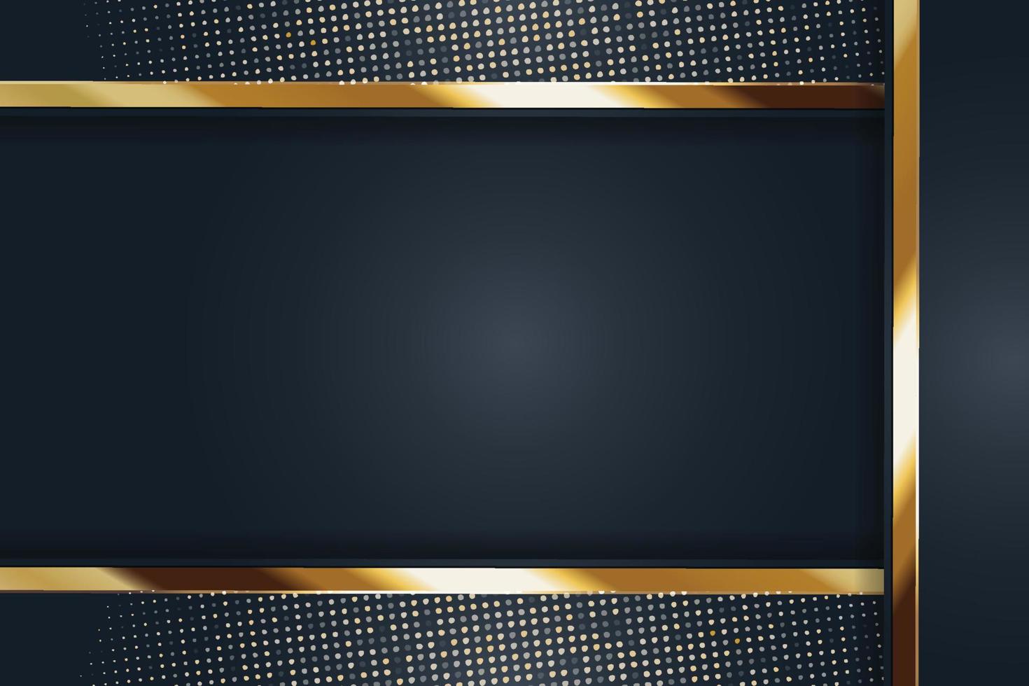 Tablero de fondo de vector abstracto de banner dorado para diseño de texto y mensaje moderno. ilustración vectorial