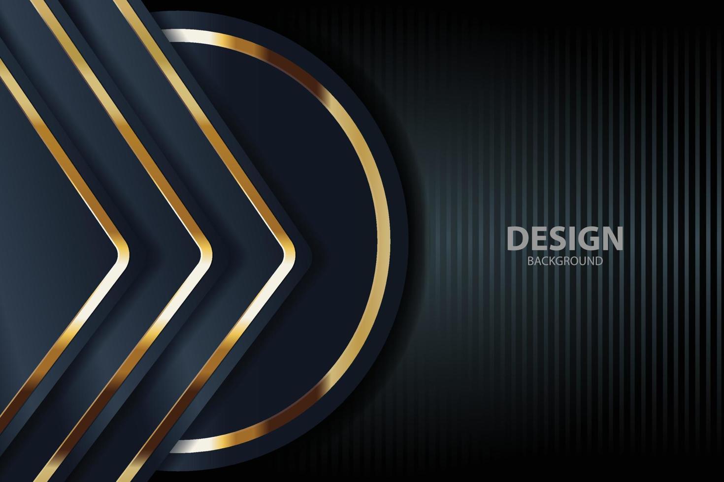 Tablero de fondo de vector abstracto de banner dorado para diseño de texto y mensaje moderno. ilustración vectorial