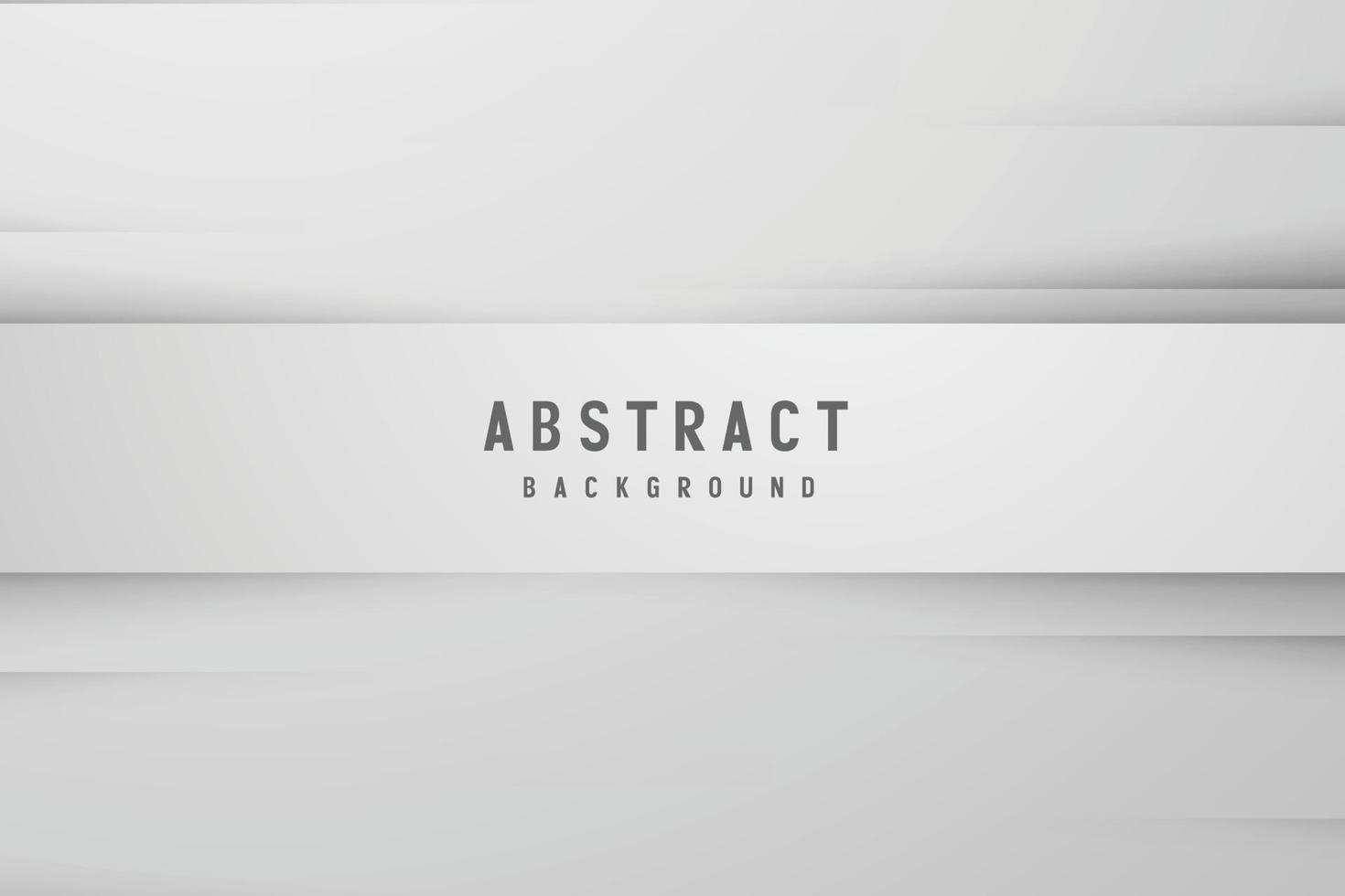 banner Abstract geometric white and gray color background vector illustration.