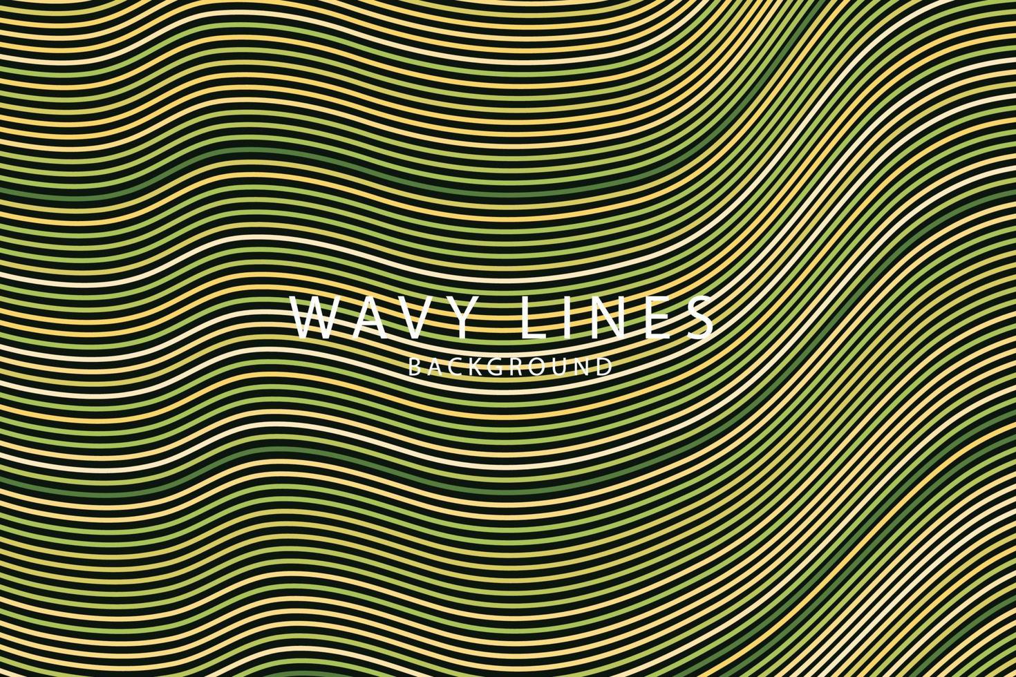 banner Wave Lines Pattern an Abstract Stripe Background, Vector