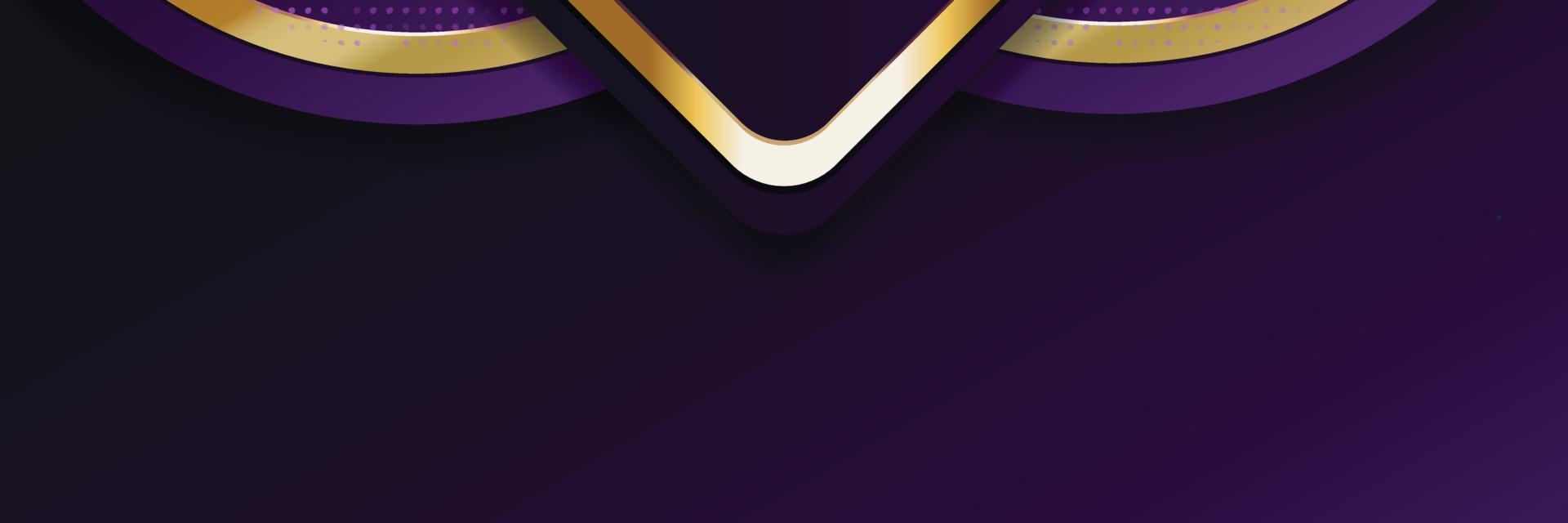 Tablero de fondo de vector abstracto de banner dorado para diseño de texto y mensaje moderno. ilustración vectorial