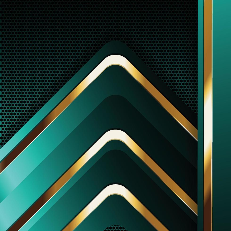 Tablero de fondo de vector abstracto de banner dorado para diseño de texto y mensaje moderno. ilustración vectorial