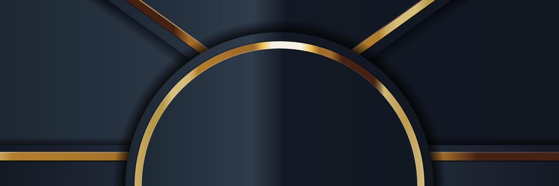 Tablero de fondo de vector abstracto de banner dorado para diseño de texto y mensaje moderno. ilustración vectorial