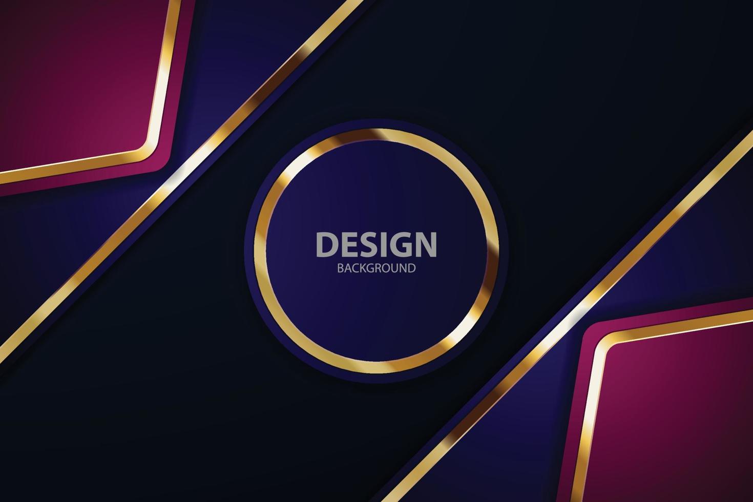 Tablero de fondo de vector abstracto de banner dorado para diseño de texto y mensaje moderno. ilustración vectorial