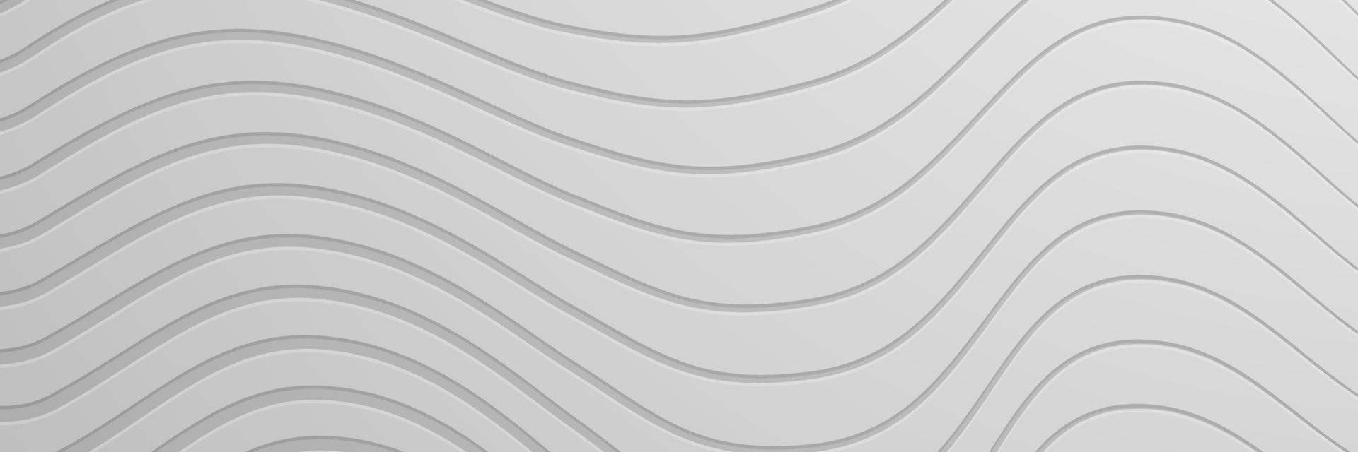 banner Abstract geometric white and gray color background vector illustration.
