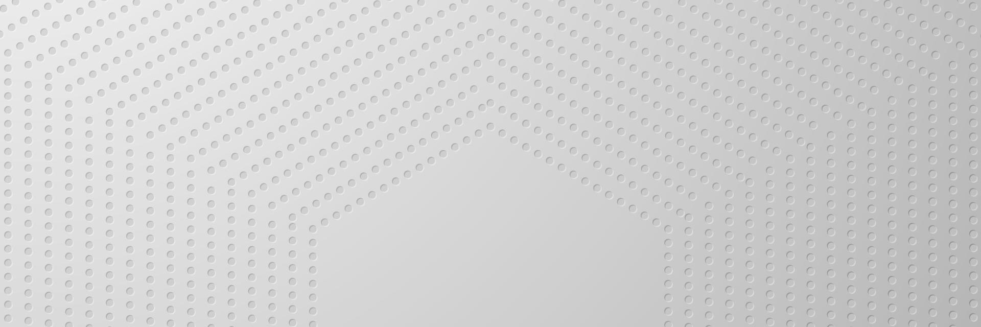 banner Abstract geometric white and gray color background vector illustration.