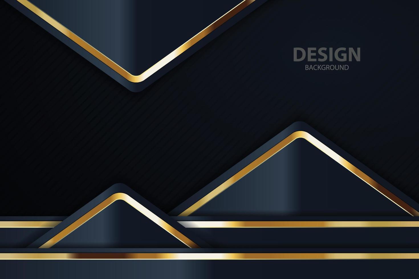 Tablero de fondo de vector abstracto de banner dorado para diseño de texto y mensaje moderno. ilustración vectorial