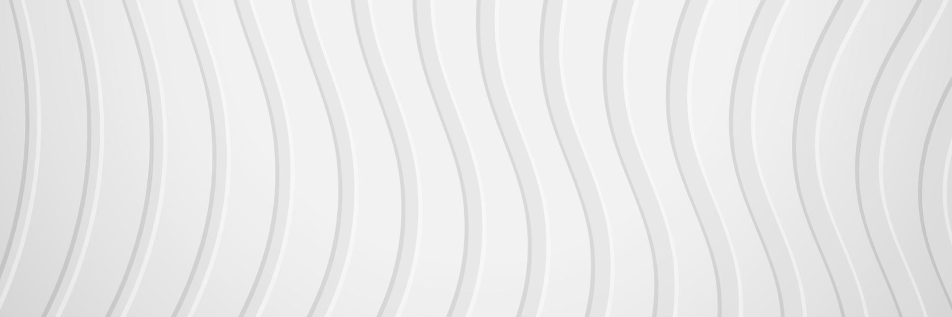 banner Abstract geometric white and gray color background vector illustration.
