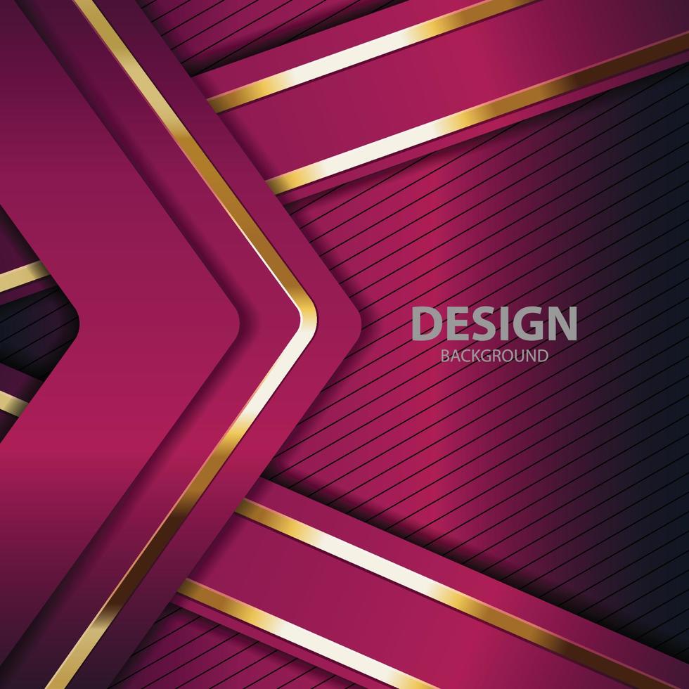 Tablero de fondo de vector abstracto de banner dorado para diseño de texto y mensaje moderno. ilustración vectorial