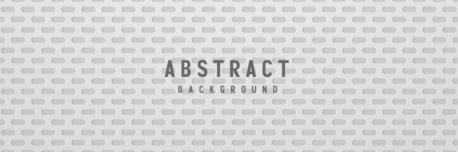 banner Abstract geometric white and gray color background vector illustration.