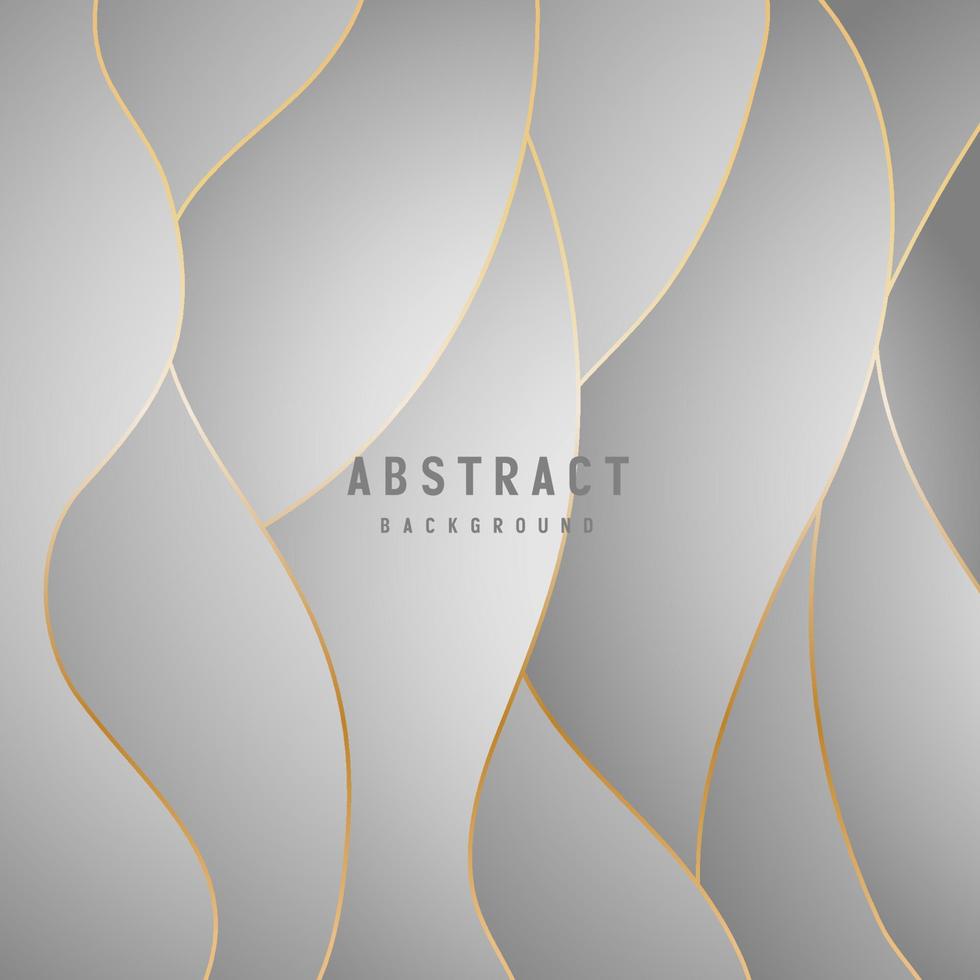 banner Abstract geometric white and gray color background vector illustration.