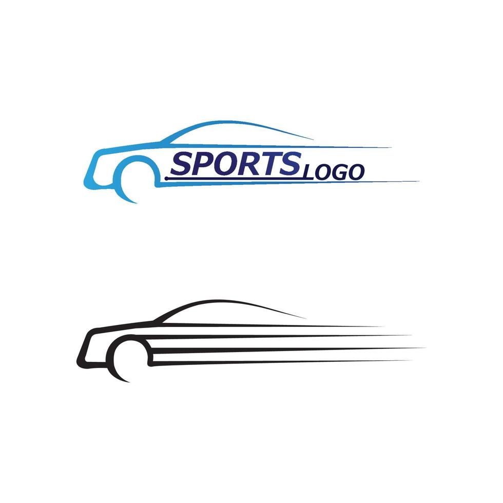 Car icons and vector logo automobiles for travel truck bus and other