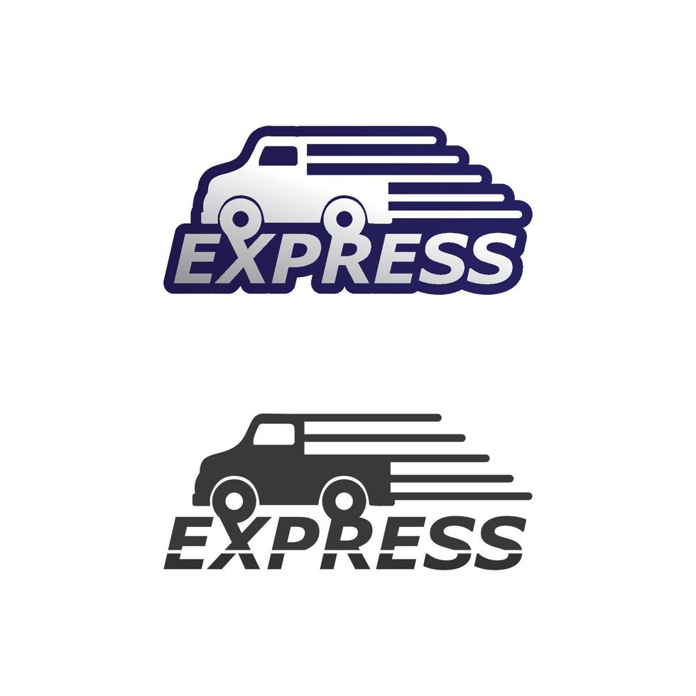 iconos de automóviles y automóviles con logotipo vectorial para camiones de viaje, autobuses y otros signos de vectores de transporte, ilustración de diseño