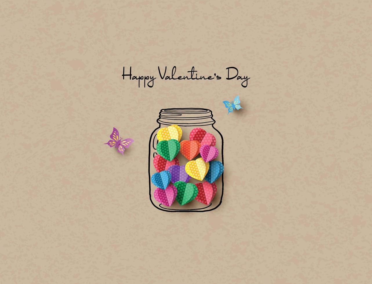 Love and Valentine day vector