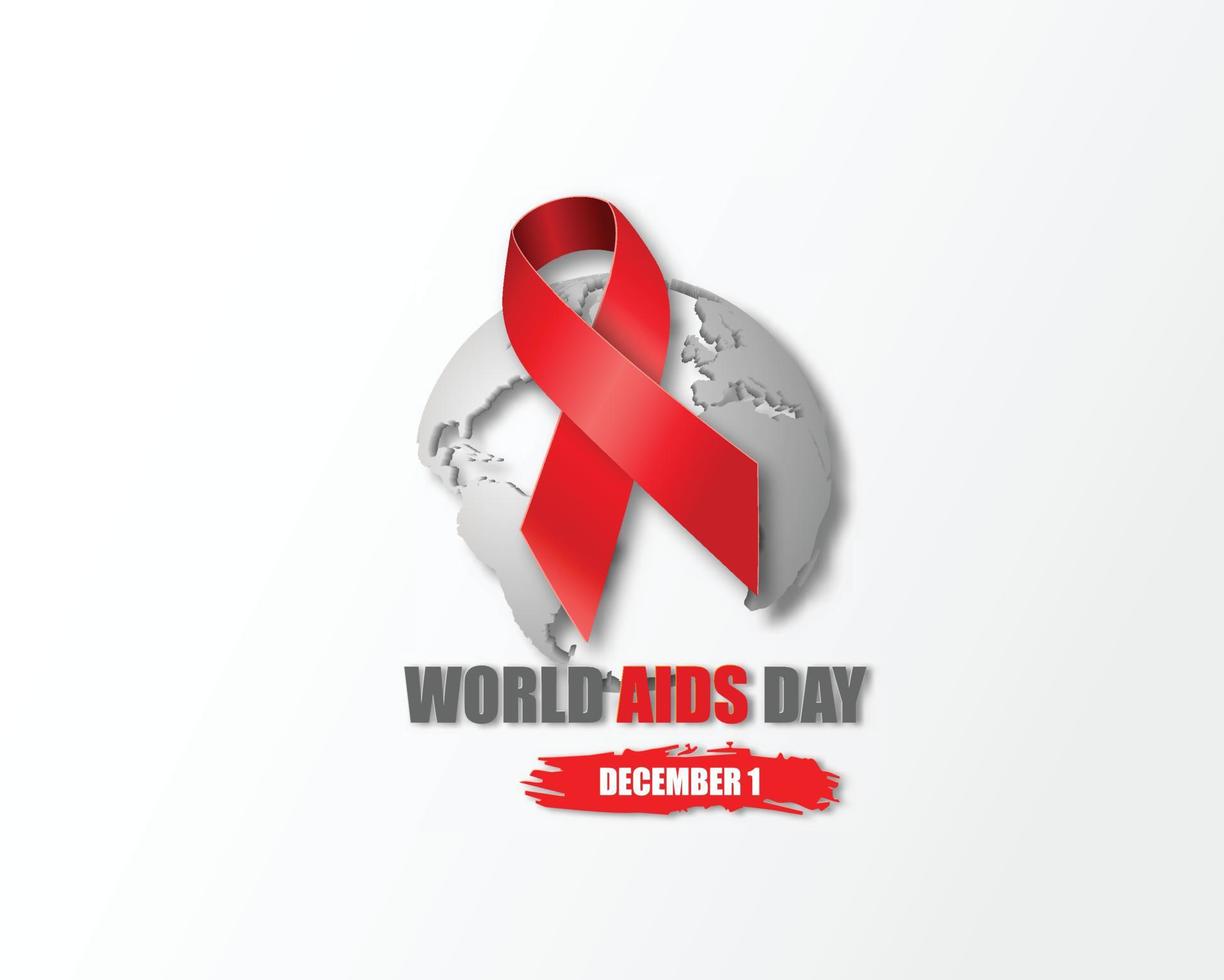 Día mundial del SIDA vector