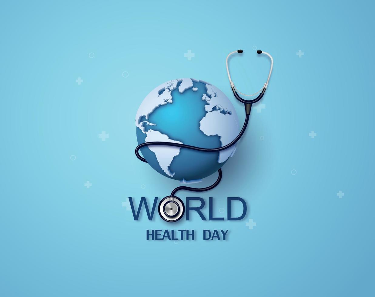 World Health Day concept vector