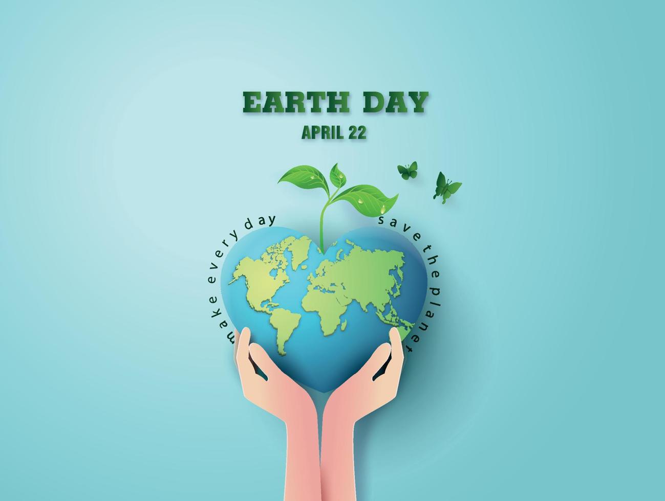environment and earth day concept vector