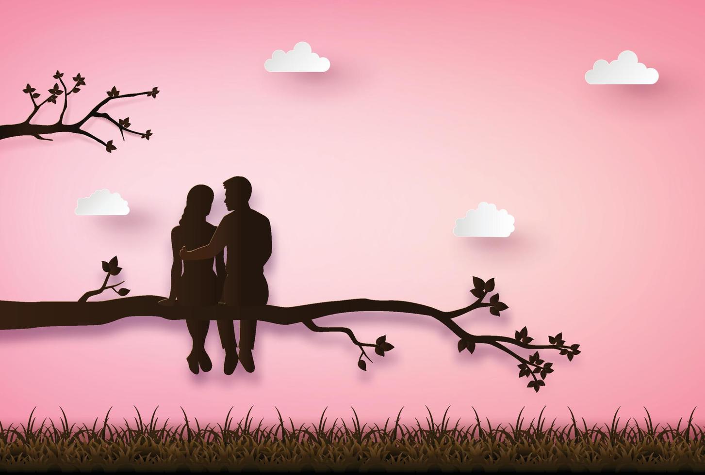 Love and Valentine day vector