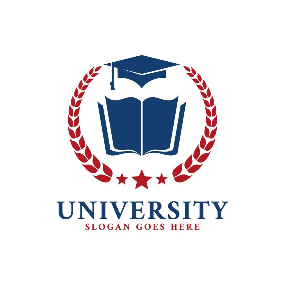 Shield College University Logo Vector