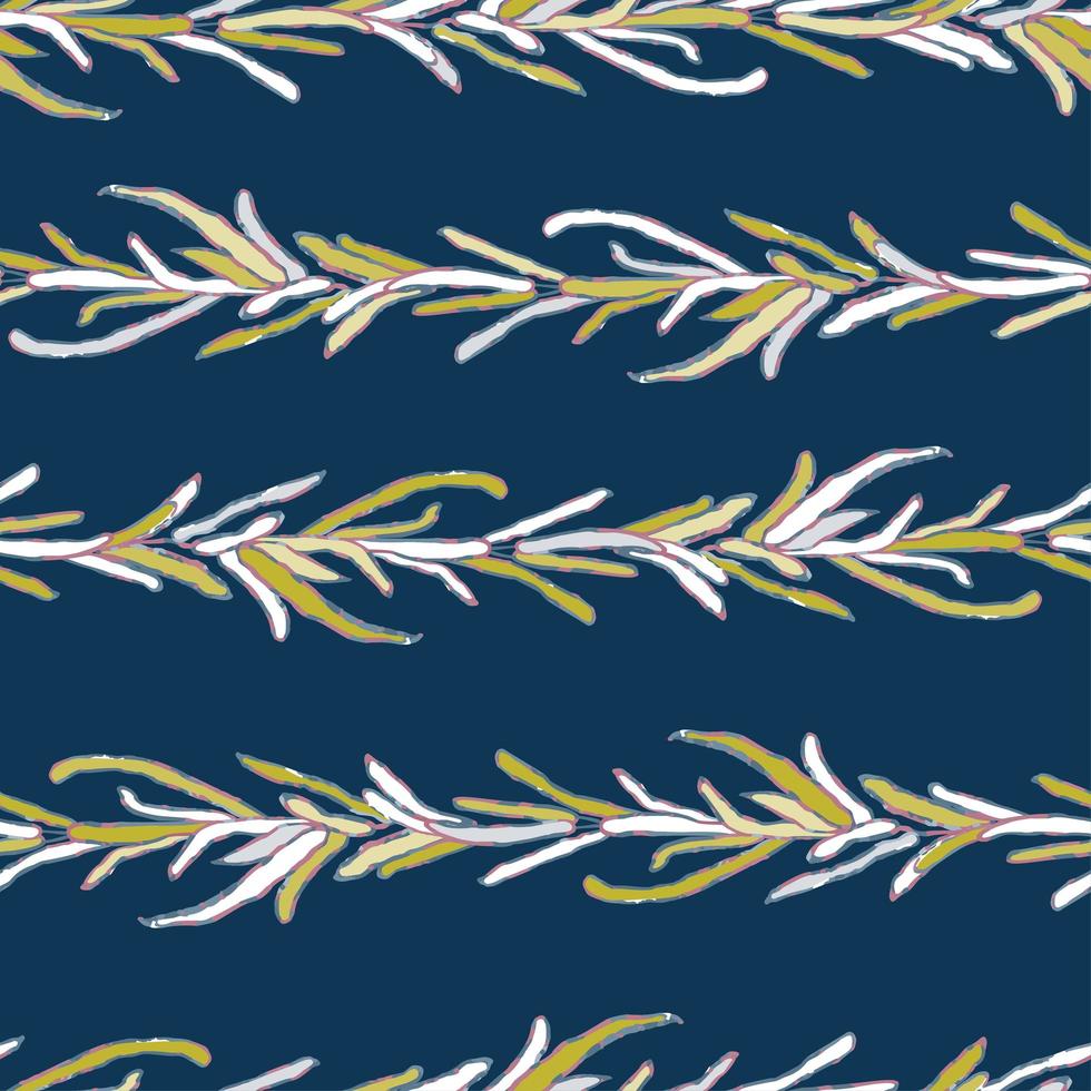 Seamless pattern with illustration of plants vector