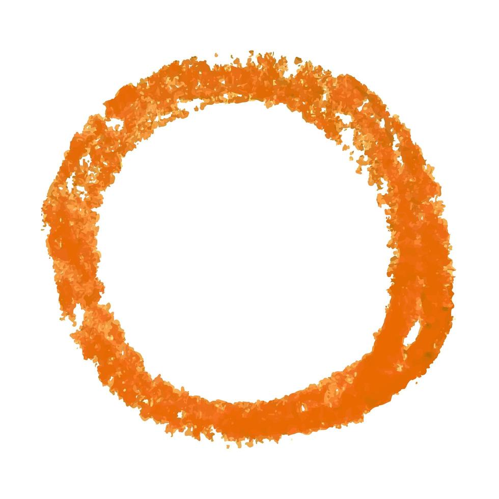 Crayon scribble texture stain isolated on white background vector