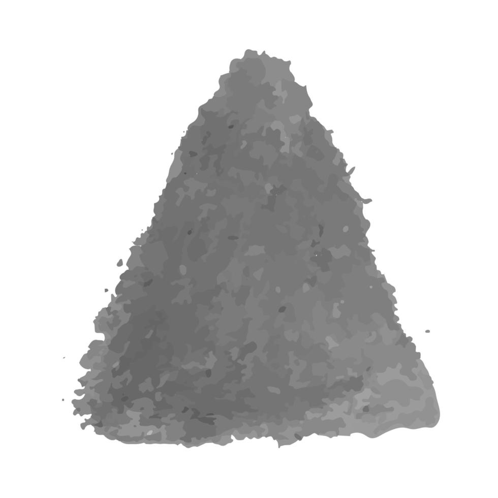 Abstract gray stain isolated on white background vector