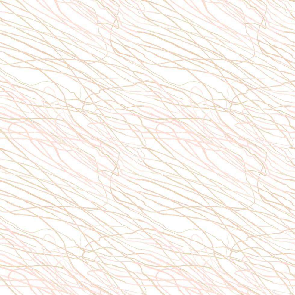 Seamless pattern with hand drawn abstract lines, doodles vector