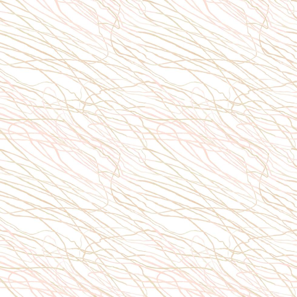 Seamless pattern with hand drawn abstract lines, doodles vector