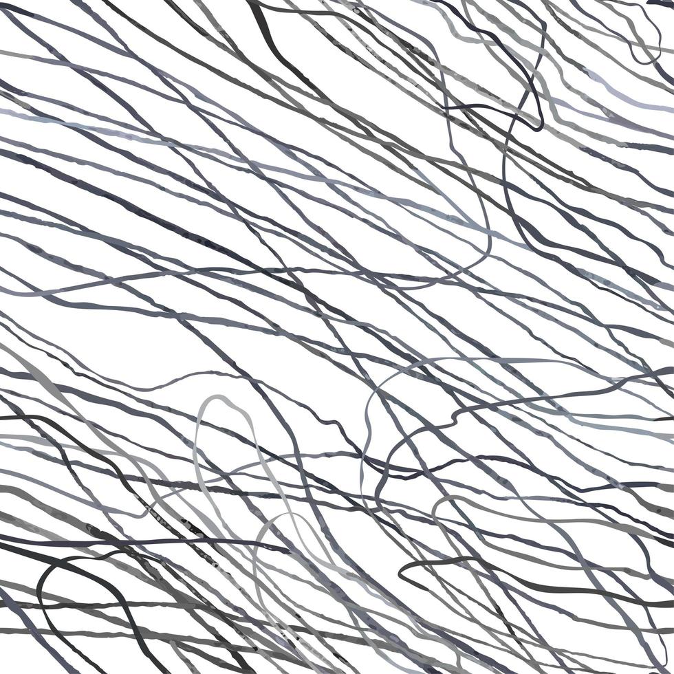 Seamless pattern with slate pencil hand drawn abstract lines, doodles vector